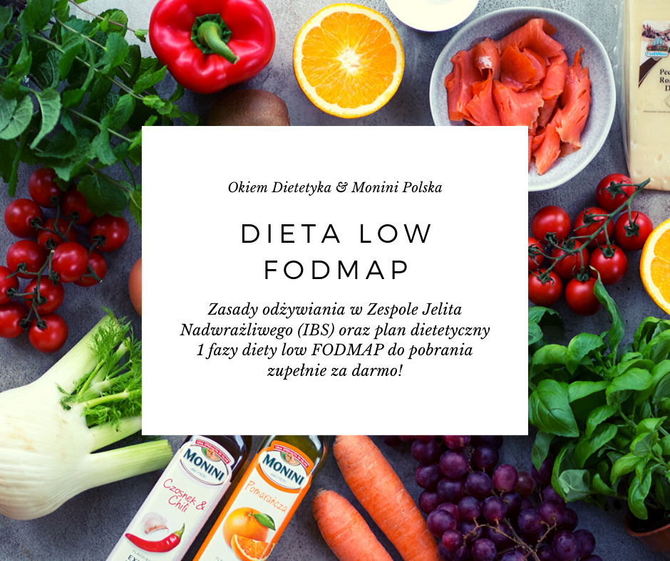 Dieta w zespole jelita nadwrażliwego (IBS) – low FODMAP 1800 kcal do pobrania za darmo
