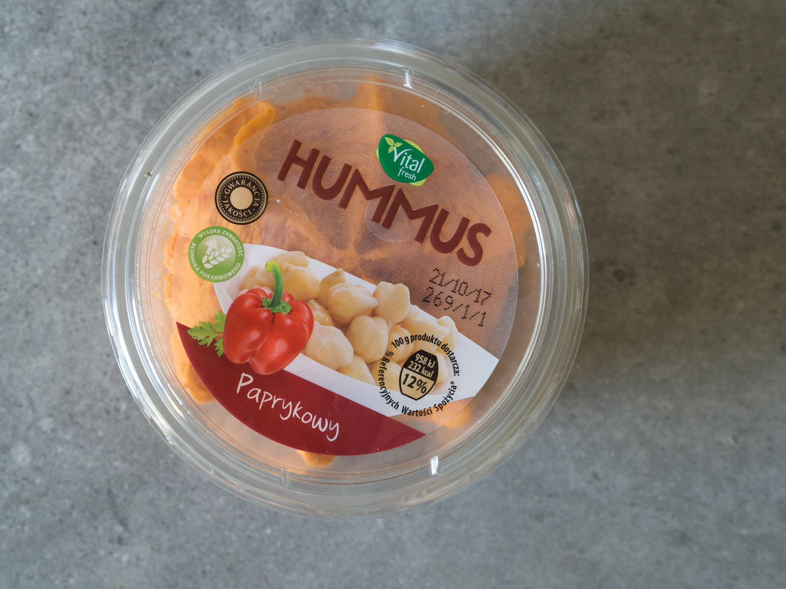 Hummus paprykowy Vital Fresh
